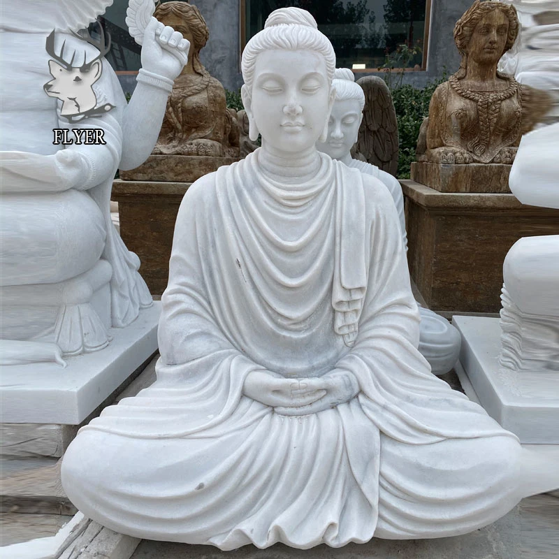 Best Price Marble Statue Beautiful Buddha Stone Carvings Hand Carved Marble Buddha Statue