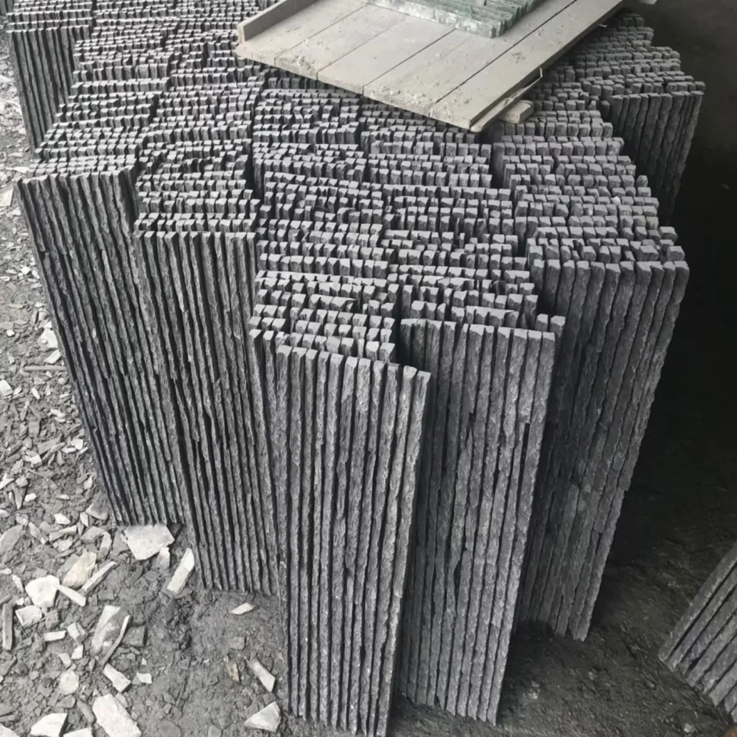 Natural Slate Slate Pencil Design Ledge Stone Water Feature Wall Panels Culture Stone