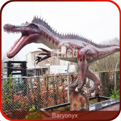 Vergnügungspark Große Fiberglas-Dinosaurierstatue